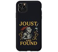 Custodia per iPhone 11 Pro Max Giostra e Trovato Medieval Knight Renaissance Fair Pun