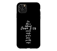 Custodia per iPhone 11 Pro Max Giovanni 3 16 Croce Cristiana Regali Religione Bibbia