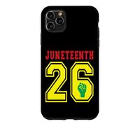 Custodia per iPhone 11 Pro Max Giugno 2026 Black African American Freedom Day Giugno 17