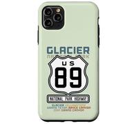Custodia per iPhone 11 Pro Max Glacier National Park US Highway 89 Escursione con elenco dei secchi