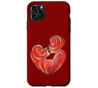 Custodia per iPhone 11 Pro Max Gli amanti si baciano e i loro corpi formano un cuore d"amore