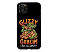 Custodia per iPhone 11 Pro Max Glizzy Goblin Funny Hot Dog Meme Goblin Mode Activated