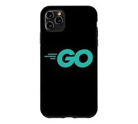 Custodia per iPhone 11 Pro Max Go Programming Language with Go logo Golang sviluppatori