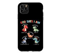 Custodia per iPhone 11 Pro Max God Says I Am Dinosaur Bible Verses