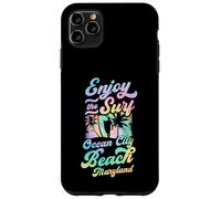 Custodia per iPhone 11 Pro Max Godetevi il surf Ocean City Beach Maryland Retro Style Surf