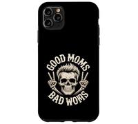 Custodia per iPhone 11 Pro Max Good Moms Bad Words Scheletro divertente dicendo