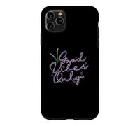 Custodia per iPhone 11 Pro Max Good Vibes Only Lavender Garden Fragranza Pianta