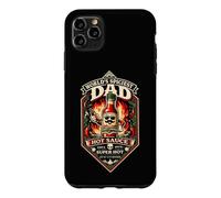 Custodia per iPhone 11 Pro Max Grafica divertente pop piccante papà salsa piccante del mondo