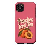 Custodia per iPhone 11 Pro Max Grafica souvenir retrò con tè freddo alla Georgia Peaches