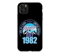 Custodia per iPhone 11 Pro Max Grande da luglio 1982 44° compleanno frase 44 anni