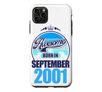 Custodia per iPhone 11 Pro Max Grande da settembre 2001 25° compleanno frase 25 anni