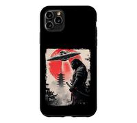 Custodia per iPhone 11 Pro Max Grande Piede Samurai UFO Giappone