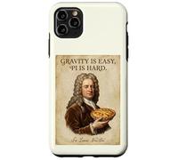 Custodia per iPhone 11 Pro Max Gravity is Easy Pi è difficile divertente Newton Science Pun Pi Day
