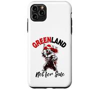Custodia per iPhone 11 Pro Max Greenland Flag Bear Support Greenland Is Not For Sale