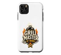 Custodia per iPhone 11 Pro Max Grill Master At Work BBQ Spatula Fire