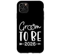Custodia per iPhone 11 Pro Max Groom to be 2026 Future Husband Bachelor Wedding Matching