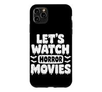 Custodia per iPhone 11 Pro Max Guardiamo film horror Halloween Spooky Horror Fan Cinema
