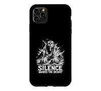 Custodia per iPhone 11 Pro Max Guardie del silenzio La Sfinge del Deserto Egitto Piramidi
