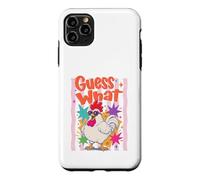 Custodia per iPhone 11 Pro Max Guess What Chicken - Occhiali da sole divertenti con gallo