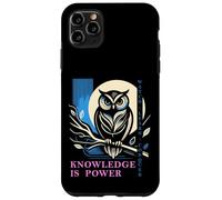 Custodia per iPhone 11 Pro Max Gufo - Knowledge is Power - Wisdom Owl Design