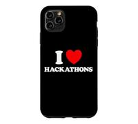 Custodia per iPhone 11 Pro Max Hackathon Amore Divertente Hack Con Evento Codice Hacking Concorso Fan