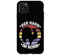 Custodia per iPhone 11 Pro Max Hahn nel cestino pollaio pollaio pollame, gallina, pollame, agricoltore