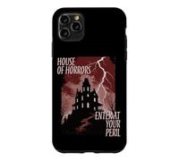 Custodia per iPhone 11 Pro Max Halloween Haunted House Of Horrors Entra a tuo rischio e pericolo