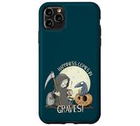 Custodia per iPhone 11 Pro Max Happiness Comes In Graves Gioco di parole di Halloween