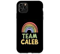Custodia per iPhone 11 Pro Max Happy Colorful Team Caleb Rainbow Pride Green Yellow