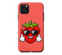 Custodia per iPhone 11 Pro Max Happy Strawberry Pollice Up Summer Cool Vibes