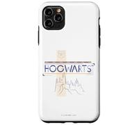 Custodia per iPhone 11 Pro Max Harry Potter Hogwarts Castle Line Drawing