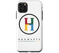Custodia per iPhone 11 Pro Max Harry Potter Hogwarts Four Colored 'H' Logo