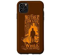 Custodia per iPhone 11 Pro Max Harry Potter Neither Can Live While The Other Survives