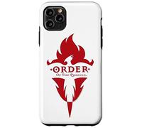 Custodia per iPhone 11 Pro Max Harry Potter Order of The Phoenix Flame Logo