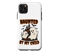 Custodia per iPhone 11 Pro Max Haunted by My Child Funny Ghost Halloween Men Women