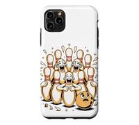 Custodia per iPhone 11 Pro Max Hear the Ten Pins Laughing Bowling Bowler Pun