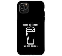 Custodia per iPhone 11 Pro Max Hello Darkness, mio vecchio amico, Irish Stout Porter