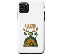 Custodia per iPhone 11 Pro Max Herne the Hunter English Woodland Spirit Folklore Design