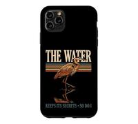 Custodia per iPhone 11 Pro Max Heron L'acqua mantiene i suoi segreti così faccio io