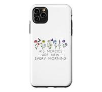 Custodia per iPhone 11 Pro Max His Mercies are New Every Morning Bible Verse Christian God