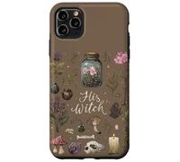 Custodia per iPhone 11 Pro Max His Witch Her Warlock Stregoneria Coppia Magia Occulta