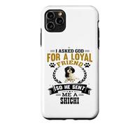 Custodia per iPhone 11 Pro Max Ho chiesto a Dio un amico fedele ShiChi Dog Pet Design
