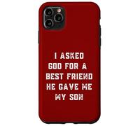 Custodia per iPhone 11 Pro Max Ho chiesto a Dio un migliore amico che mi ha dato la festa del papà di mio figlio