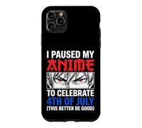 Custodia per iPhone 11 Pro Max Ho messo in pausa il mio anime per festeggiare il 4 luglio