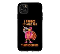 Custodia per iPhone 11 Pro Max Ho messo in pausa il mio gioco per il Ringraziamento Happy Gamer Turchia
