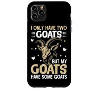 Custodia per iPhone 11 Pro Max Ho solo due capre ma le mie capre hanno delle capre