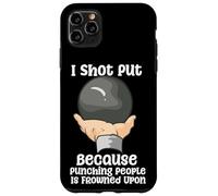 Custodia per iPhone 11 Pro Max Ho sparato a mettere perché prendere a pugni le persone è disapprovato dall'atletica leggera