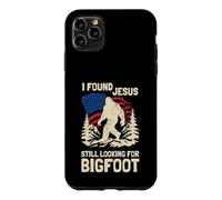 Custodia per iPhone 11 Pro Max Ho trovato Gesù che stava ancora cercando Bigfoot Funny Faith Design
