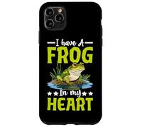 Custodia per iPhone 11 Pro Max Ho una rana nel mio cuore
