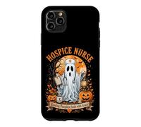 Custodia per iPhone 11 Pro Max Hospice Infermiera Fantasma Halloween Zucca Cura Design